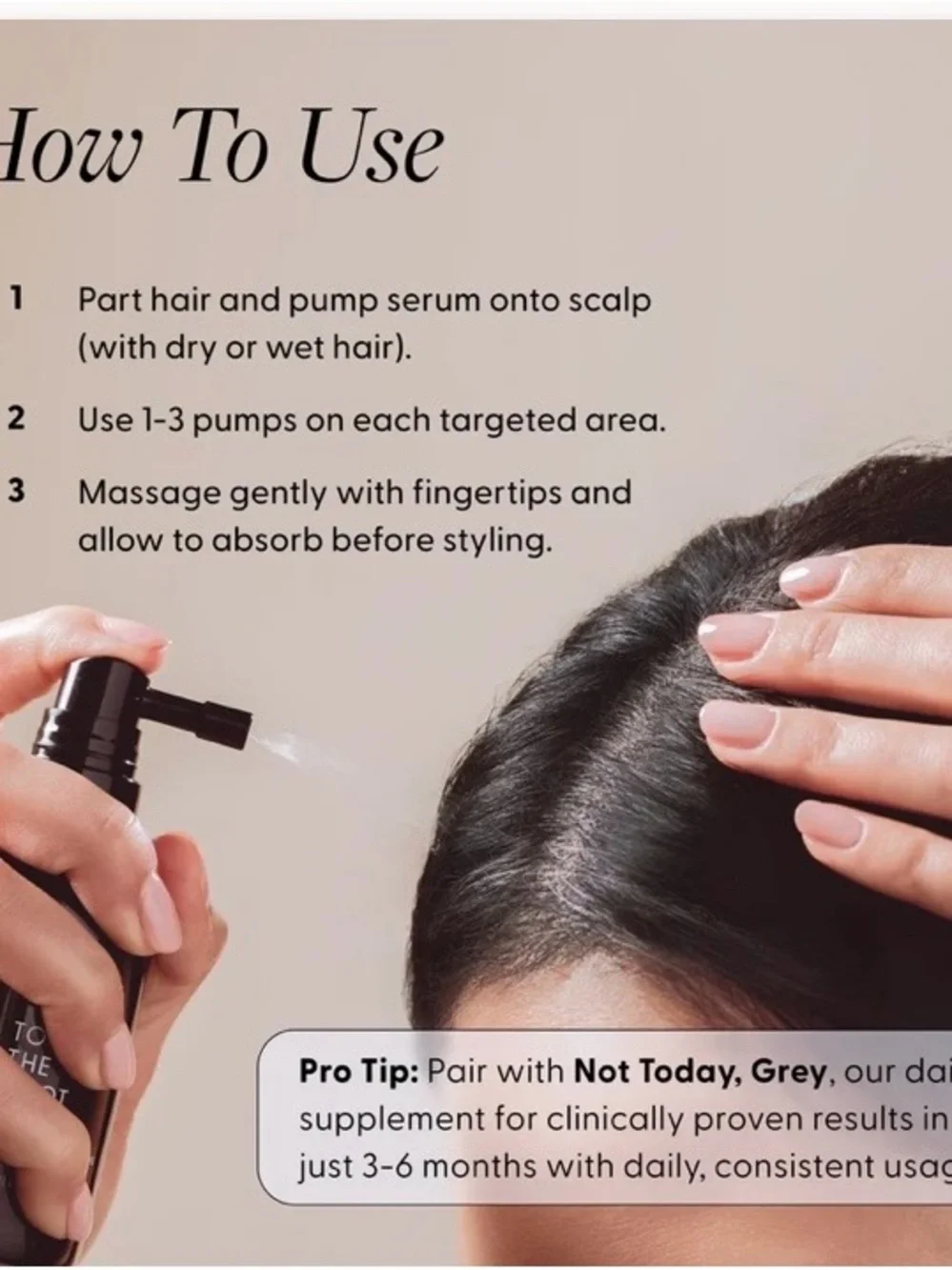 NIB To The Root® Scalp Serum — Anti-Grey & Density Serum 2.2 fl oz